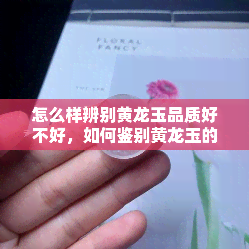 怎么样辨别黄龙玉品质好不好，如何鉴别黄龙玉的品质优劣？