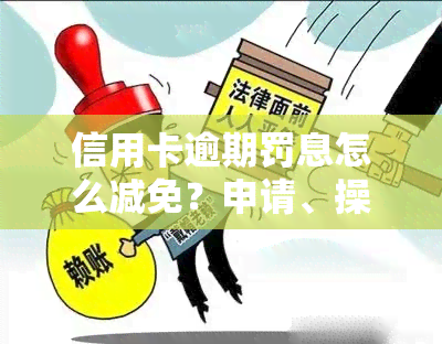 信用卡逾期罚息怎么减免？申请、操作及注意事全解析