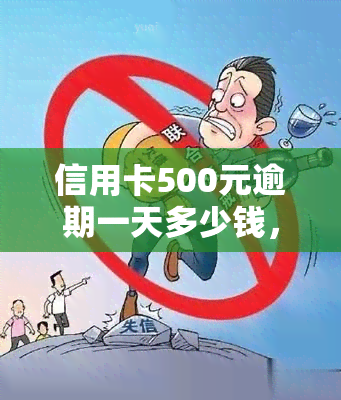 信用卡500元逾期一天多少钱，逾期一天还500元信用卡会产生多少费用？