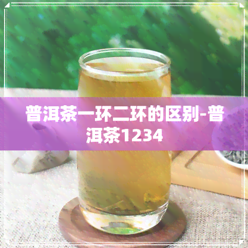 普洱茶一环二环的区别-普洱茶1234