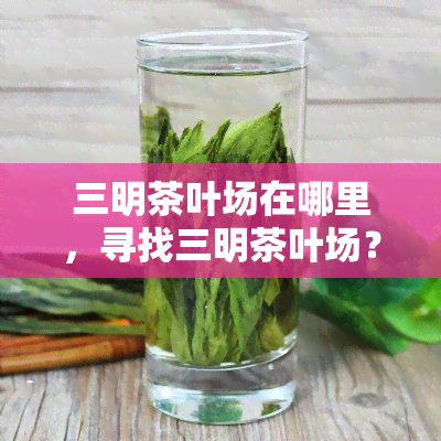 三明茶叶场在哪里，寻找三明茶叶场？这里告诉你地址！