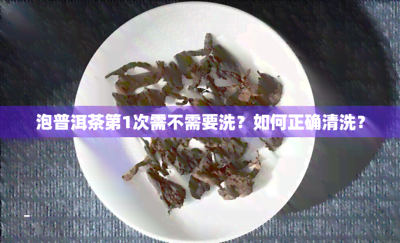 泡普洱茶第1次需不需要洗？如何正确清洗？