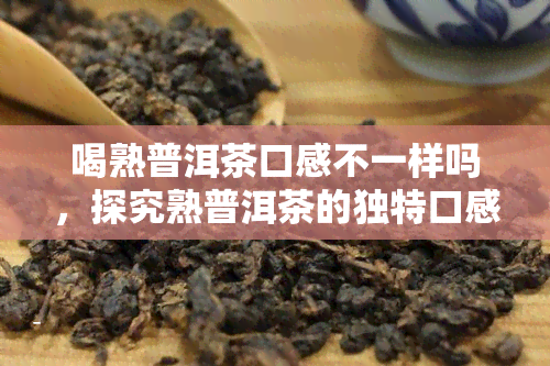 喝熟普洱茶口感不一样吗，探究熟普洱茶的独特口感：为何与生普洱茶不同？