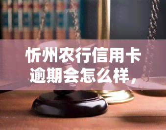 忻州农行信用卡逾期会怎么样，小心逾期！了解忻州农行信用卡的还款规定