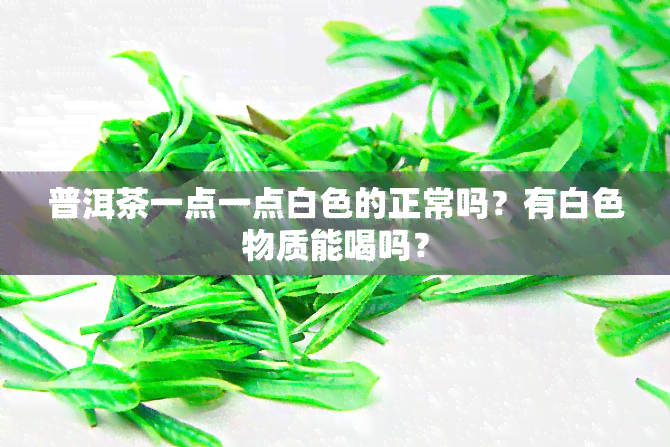 普洱茶一点一点白色的正常吗？有白色物质能喝吗？