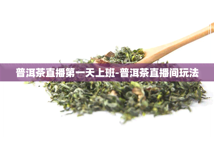 普洱茶直播之一天上班-普洱茶直播间玩法