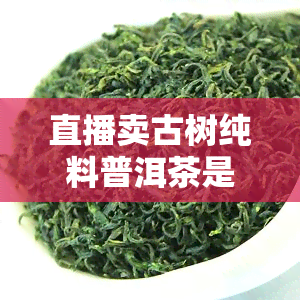 直播卖古树纯料普洱茶是真的吗，揭秘：直播卖的古树纯料普洱茶，真的靠谱吗？