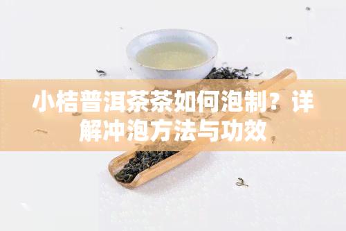 小桔普洱茶茶如何泡制？详解冲泡方法与功效