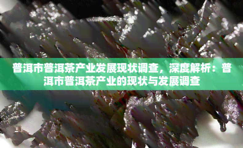 普洱市普洱茶产业发展现状调查，深度解析：普洱市普洱茶产业的现状与发展调查