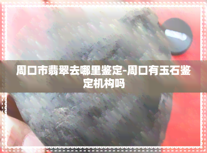 周口市翡翠去哪里鉴定-周口有玉石鉴定机构吗