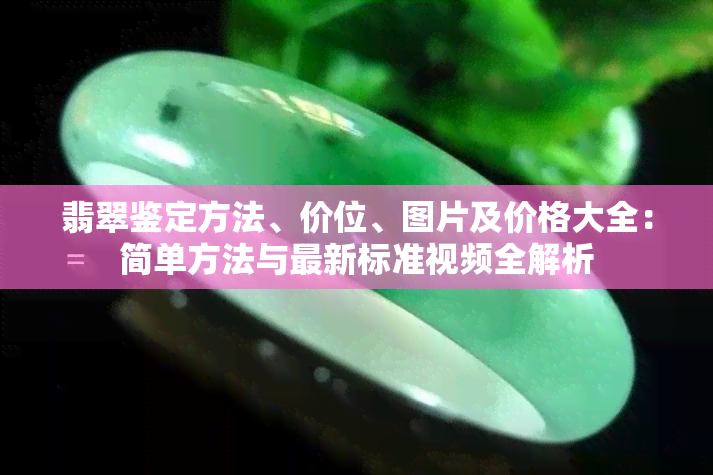 翡翠鉴定方法、价位、图片及价格大全：简单方法与最新标准视频全解析