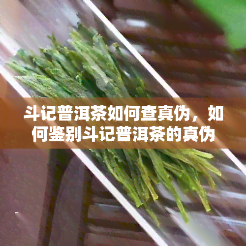 斗记普洱茶如何查真伪，如何鉴别斗记普洱茶的真伪？一份全面的查证指南