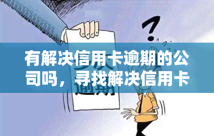 有解决信用卡逾期的公司吗，寻找解决信用卡逾期问题的专业公司？这里有答案！