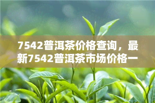 7542普洱茶价格查询，最新7542普洱茶市场价格一览，查询尽在...