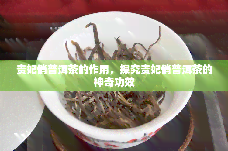 贵妃俏普洱茶的作用，探究贵妃俏普洱茶的神奇功效