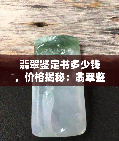 翡翠鉴定书多少钱，价格揭秘：翡翠鉴定书究竟要多少钱？