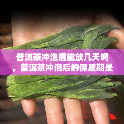 普洱茶冲泡后能放几天吗，普洱茶冲泡后的保质期是多久？可以存放几天呢？