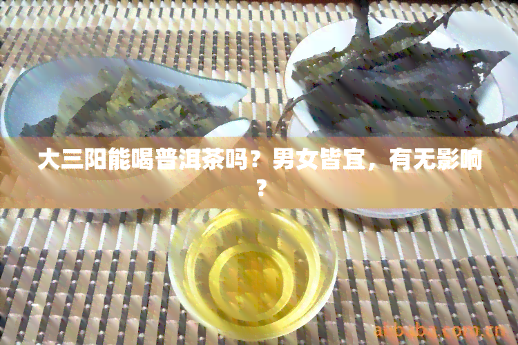 大三阳能喝普洱茶吗？男女皆宜，有无影响？