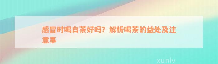 感冒时喝白茶好吗？解析喝茶的益处及注意事