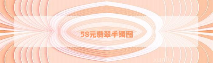 58元翡翠手镯图