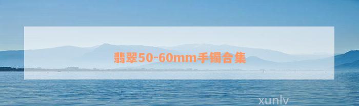 翡翠50-60mm手镯合集