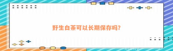 野生白茶可以长期保存吗？