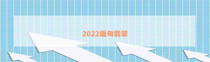 2022缅甸翡翠