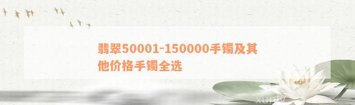 翡翠50001-150000手镯及其他价格手镯全选