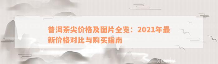 普洱茶尖价格及图片全览：2021年最新价格对比与购买指南