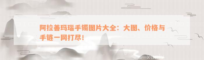 阿拉善玛瑙手镯图片大全：大图、价格与手链一网打尽！