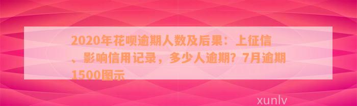 2020年花呗逾期人数及后果：上征信、影响信用记录，多少人逾期？7月逾期1500图示