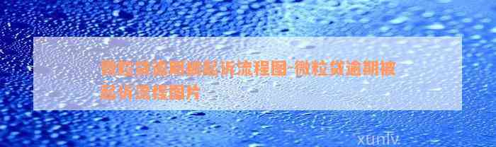 微粒贷逾期被起诉流程图-微粒贷逾期被起诉流程图片