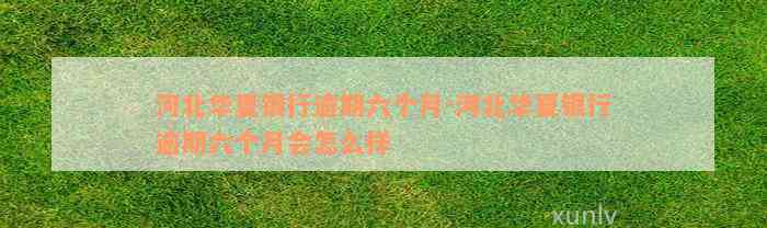 河北华夏银行逾期六个月-河北华夏银行逾期六个月会怎么样