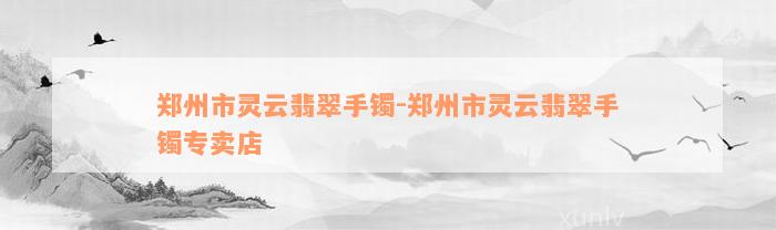 郑州市灵云翡翠手镯-郑州市灵云翡翠手镯专卖店