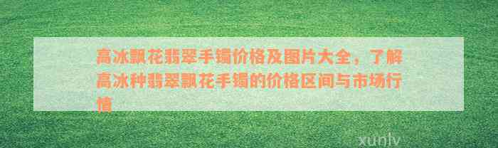 高冰飘花翡翠手镯价格及图片大全，了解高冰种翡翠飘花手镯的价格区间与市场行情