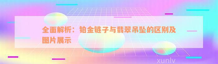 全面解析：铂金链子与翡翠吊坠的区别及图片展示