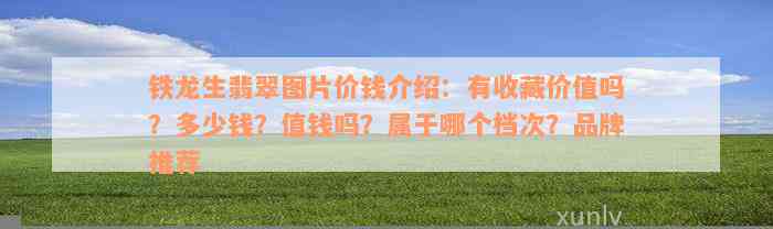 铁龙生翡翠图片价钱介绍：有收藏价值吗？多少钱？值钱吗？属于哪个档次？品牌推荐